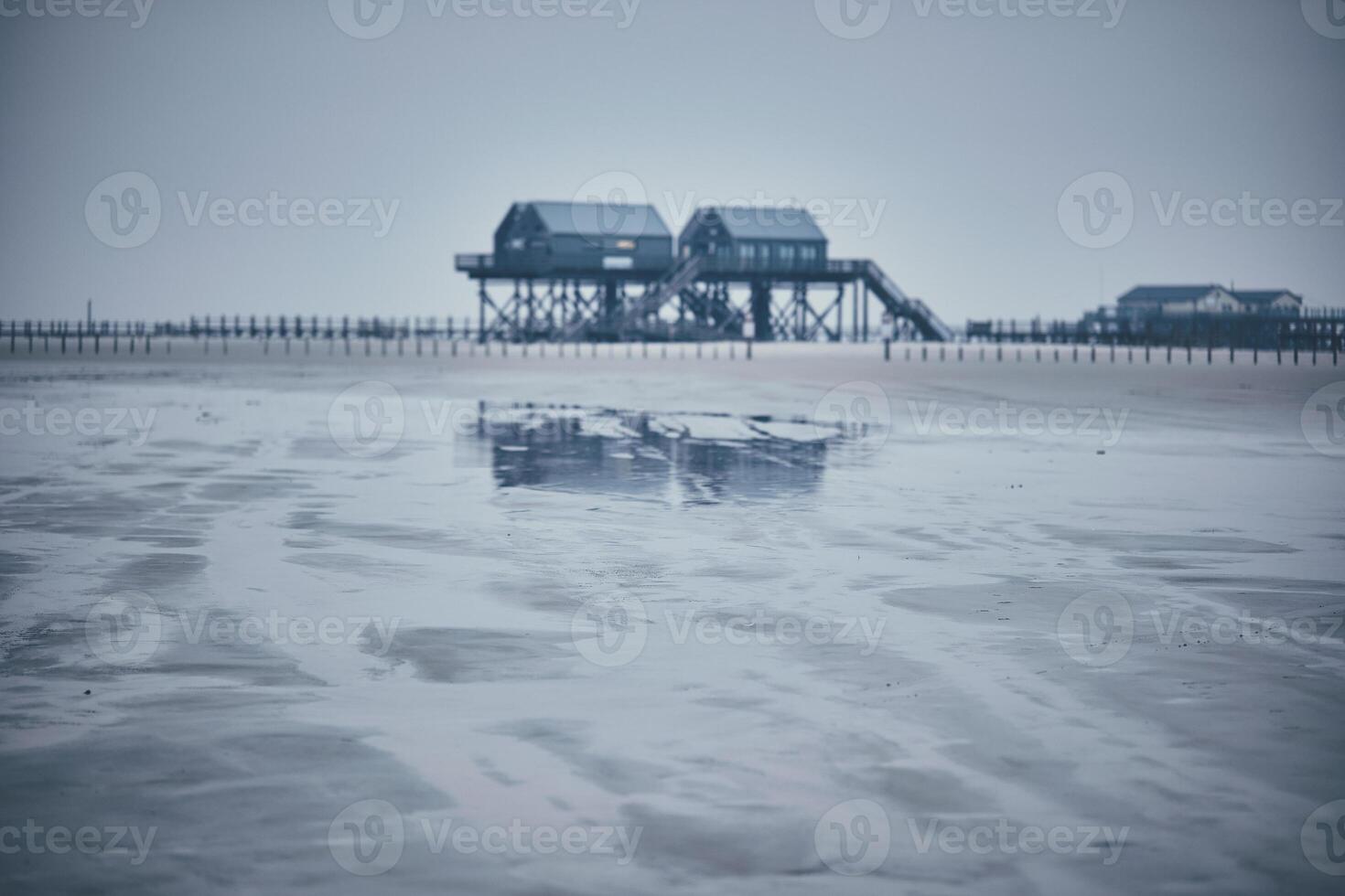 Stelze Haus beim sankt Peter-Ording Deutschland foto