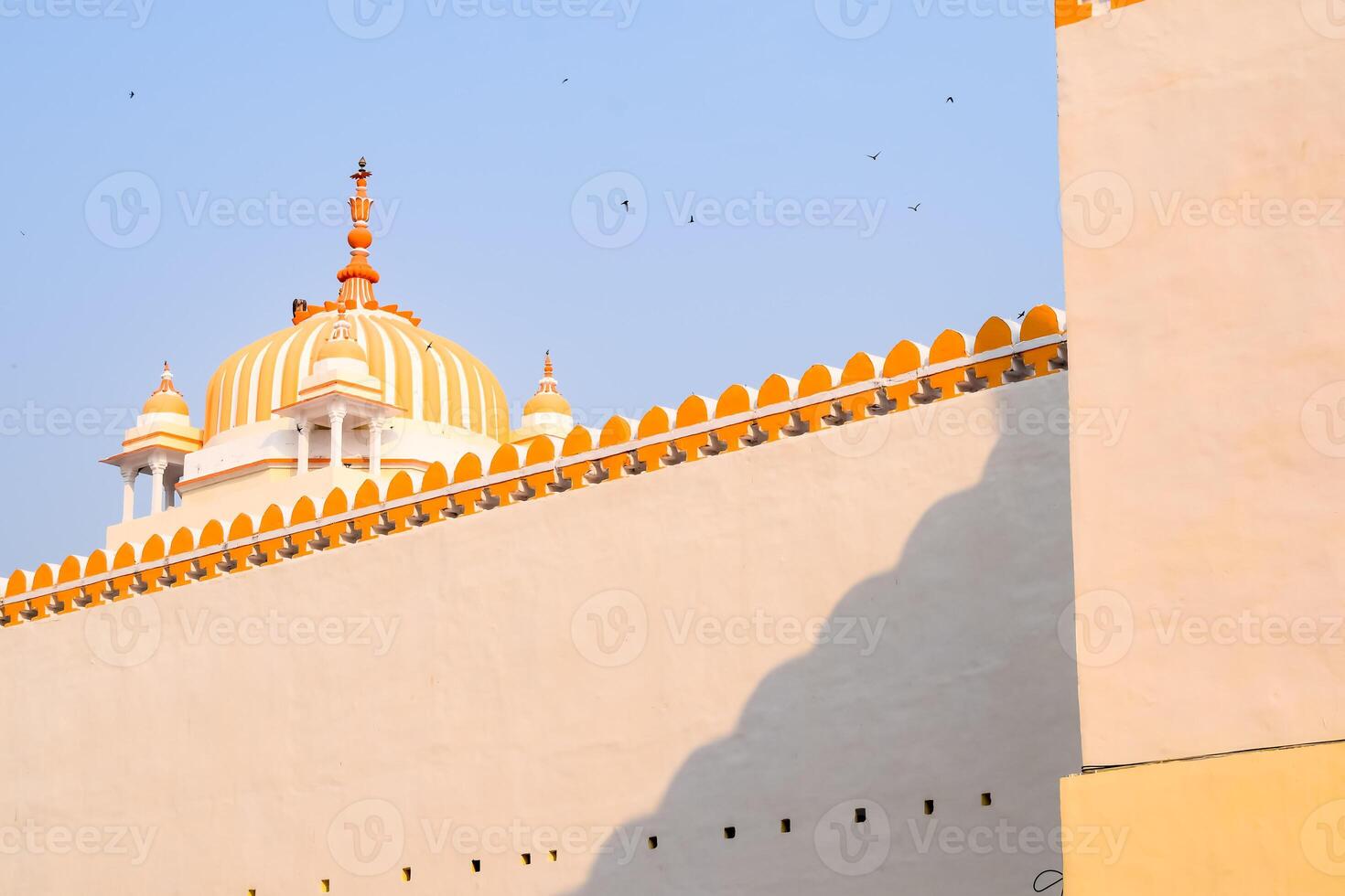 schön Aussicht von orchha Palast Fort, Raja Mahal und chaturbhuj Tempel von jahangir Mahal, orchha, madhya Pradesch, jahangir Mahal - - orchha Fort im orchha, madhya Pradesch, indisch archäologisch Websites foto