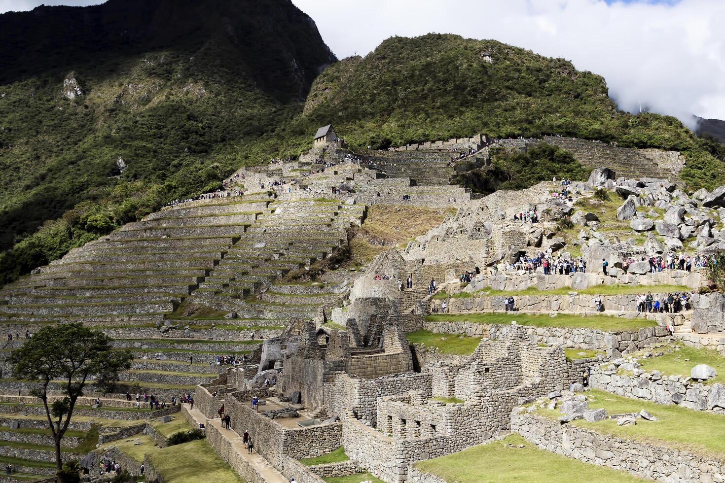 machu Picchu, Peru, 2015 - - Inka Stein Wände machu Picchu Süd Amerika Ruinen foto