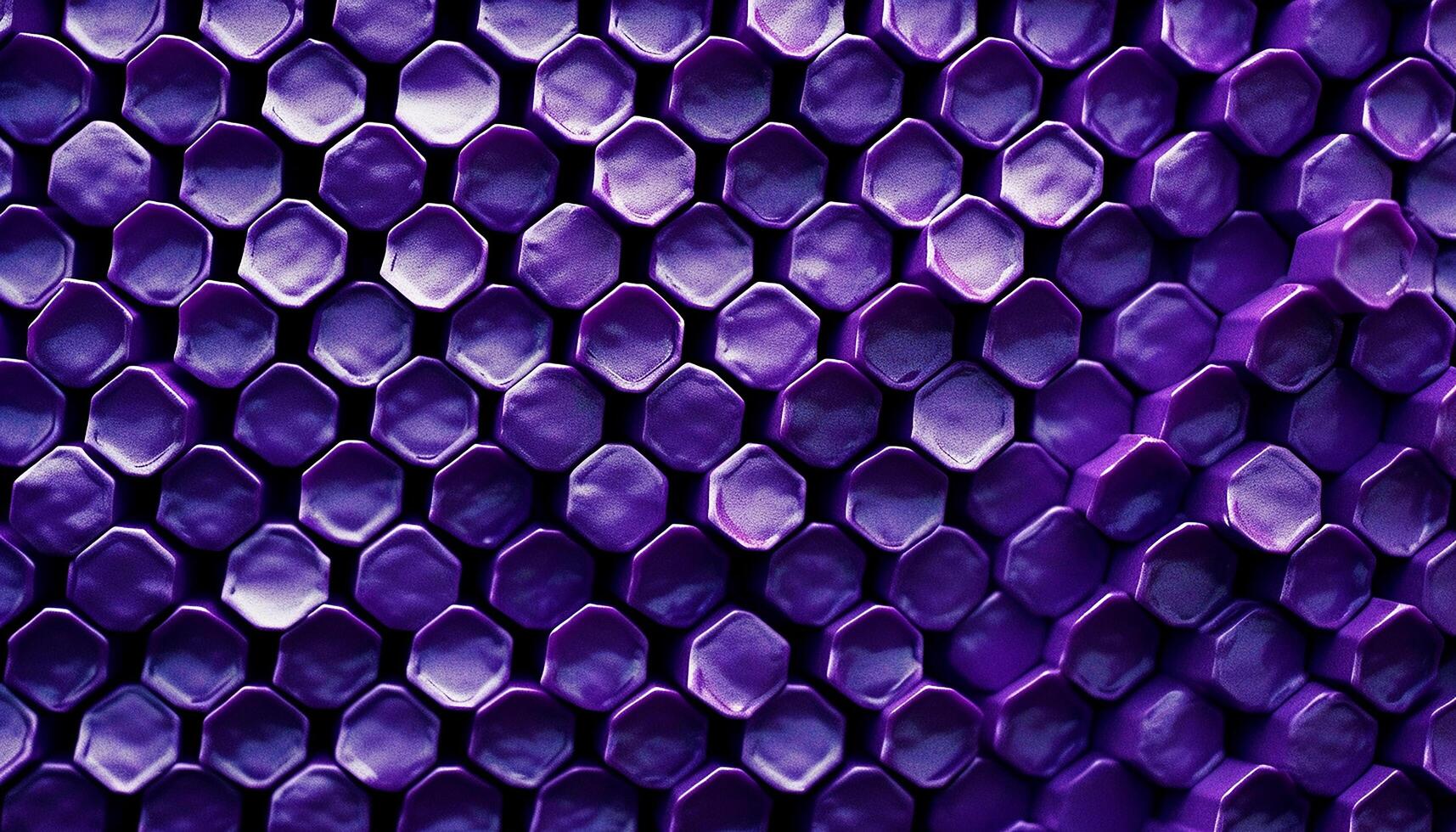 ai generiert abstrakt lila Hexagon Formen erstellen ein modern geometrisch Hintergrund generiert durch ai foto