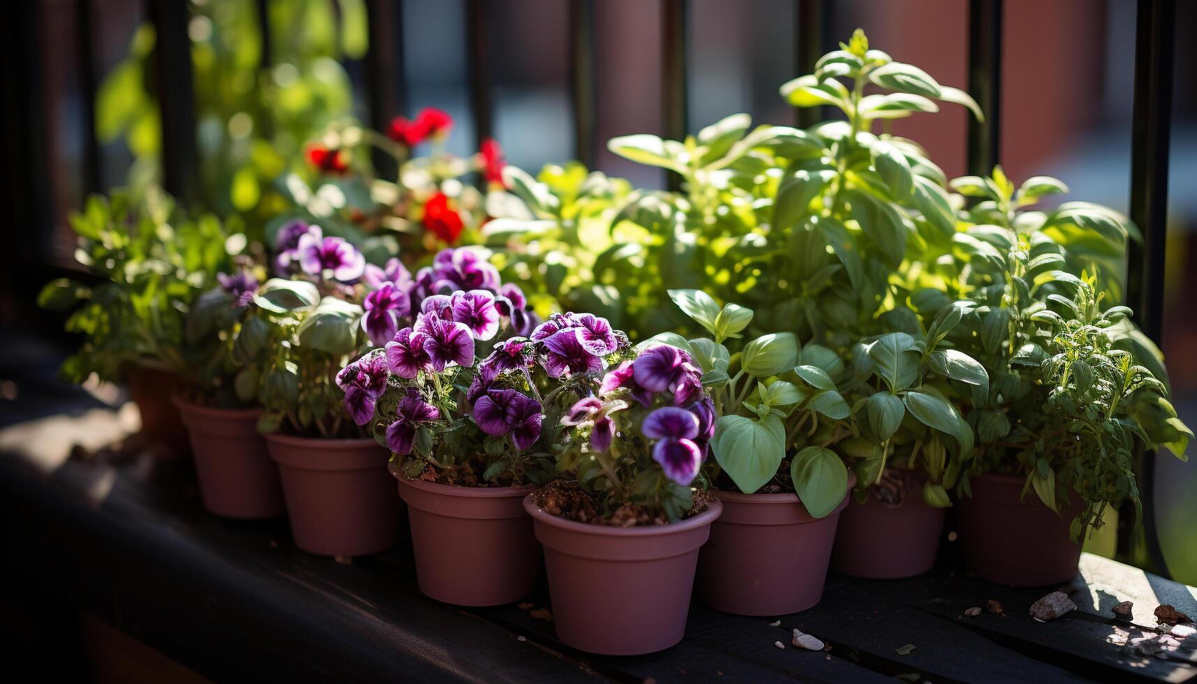 ai generiert Frische von Natur Schönheit im ein schließen oben von ein Blume generiert durch ai foto