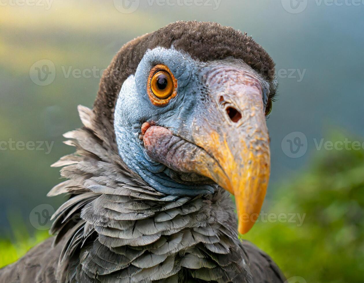 ai generiert ein Nahansicht von ein dodo Vogel foto