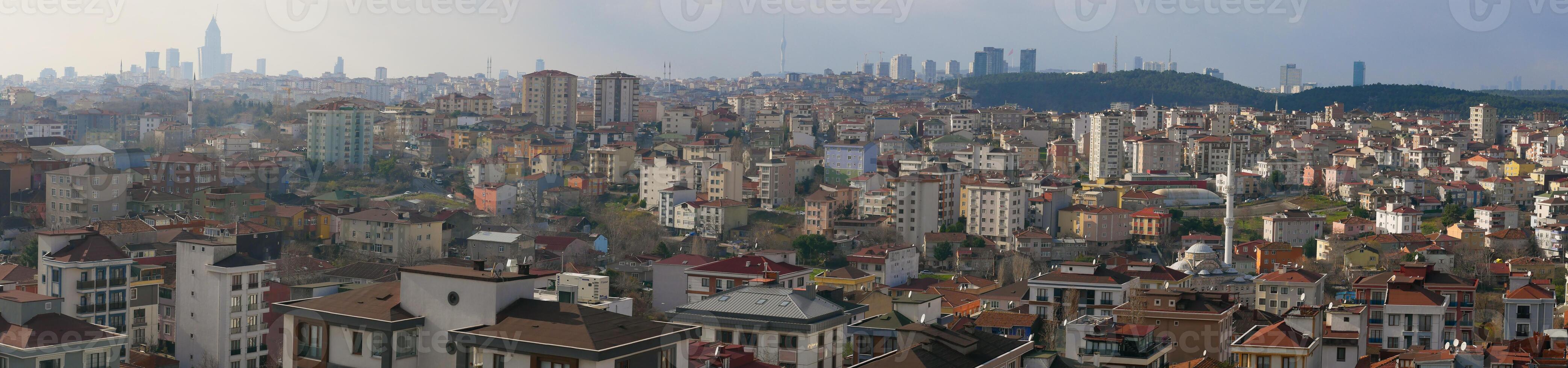 Panorama von Istanbul Wohn Gebäude foto