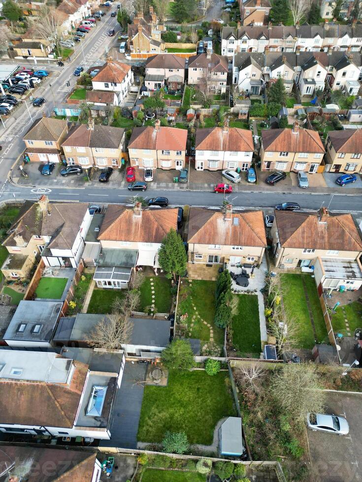 hoch Winkel Aussicht von Watford Stadt von England großartig Großbritannien. März 3., 2024 foto