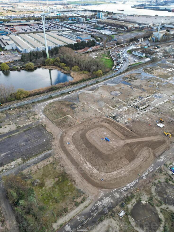 Antenne Aussicht von zentral Dagenham London Stadt von England Vereinigtes Königreich. März 2., 2024 foto