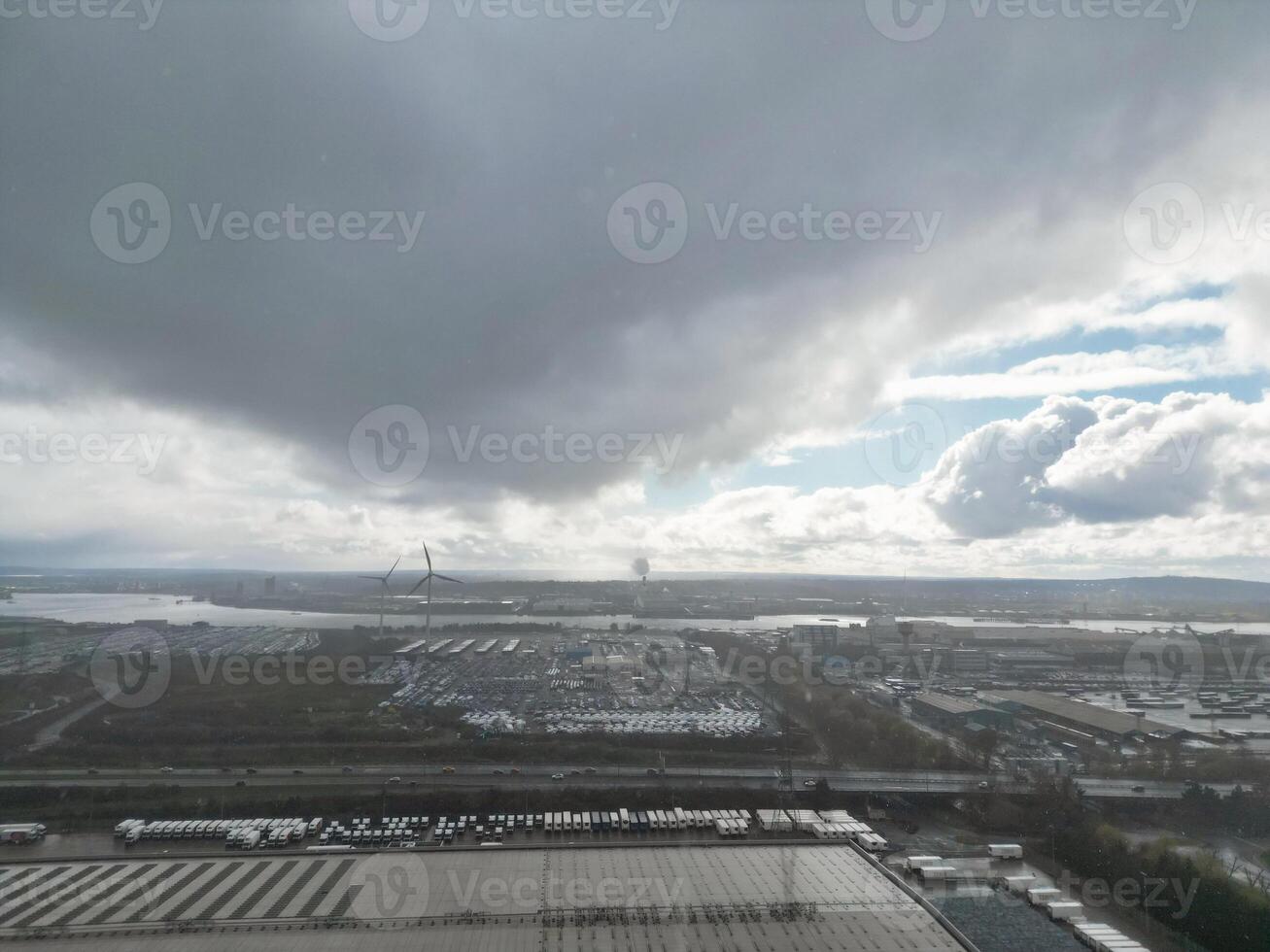 Herrlich Aussicht von Dagenham London Stadt von England vereinigt Königreich. März 2., 2024 foto