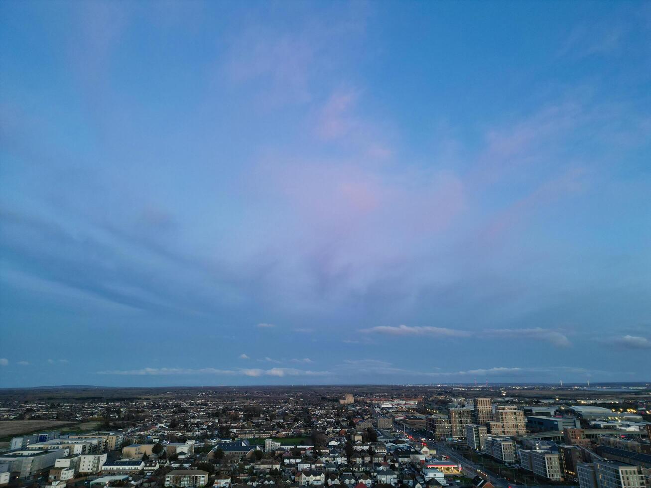 Herrlich Aussicht von Dagenham London Stadt von England vereinigt Königreich. März 2., 2024 foto