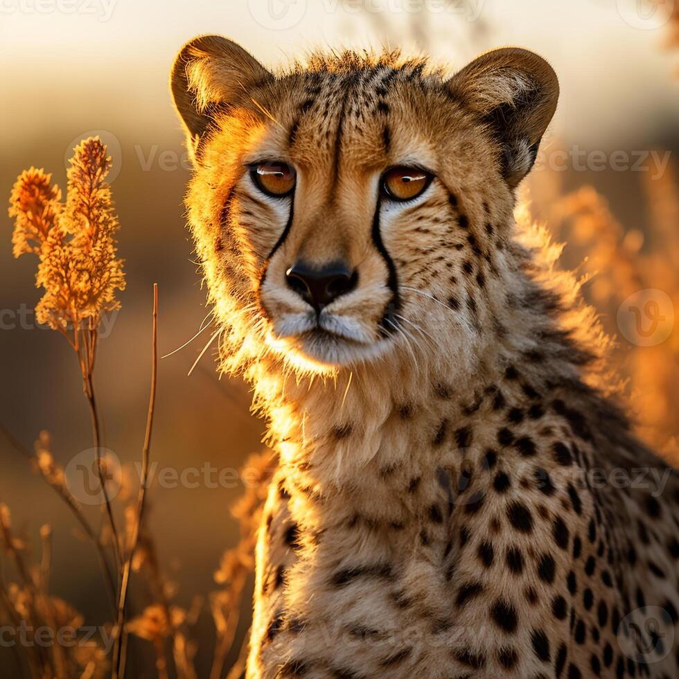 afrikanisch wild Gepard foto