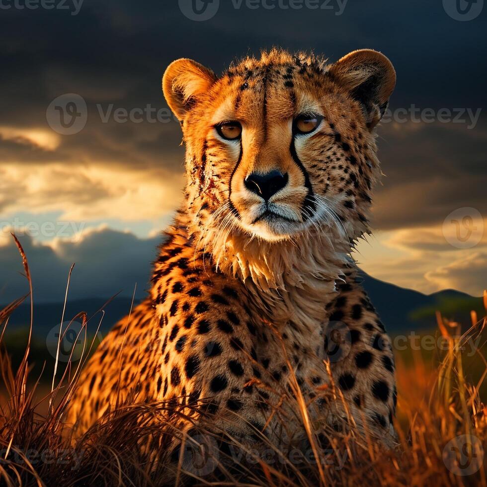 afrikanisch wild Gepard foto