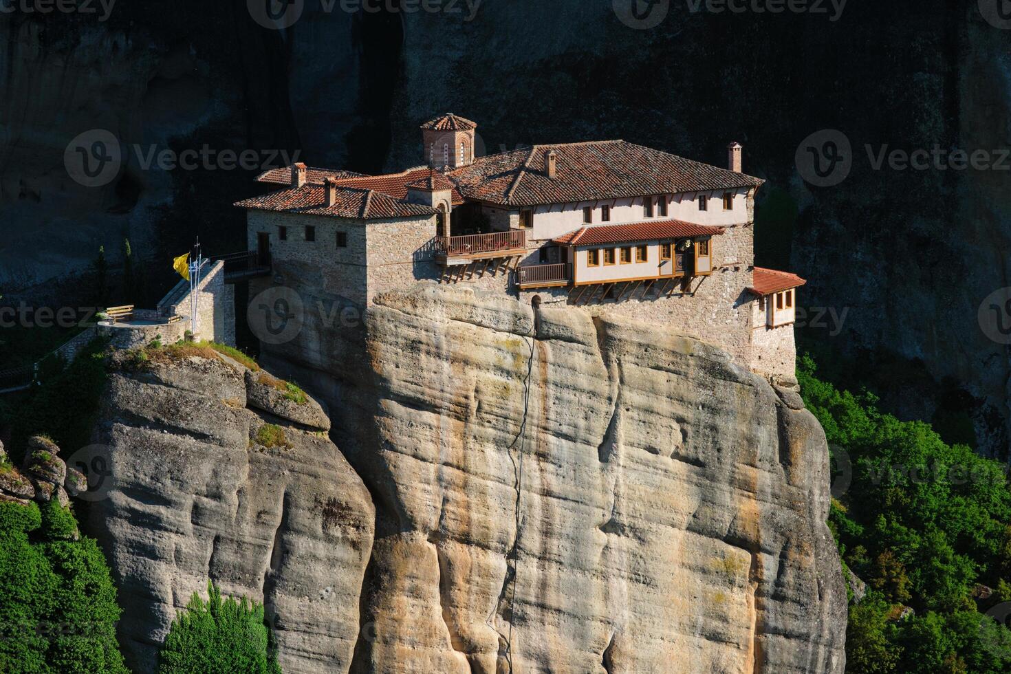 Kloster von rousanou im Meteora im Griechenland foto