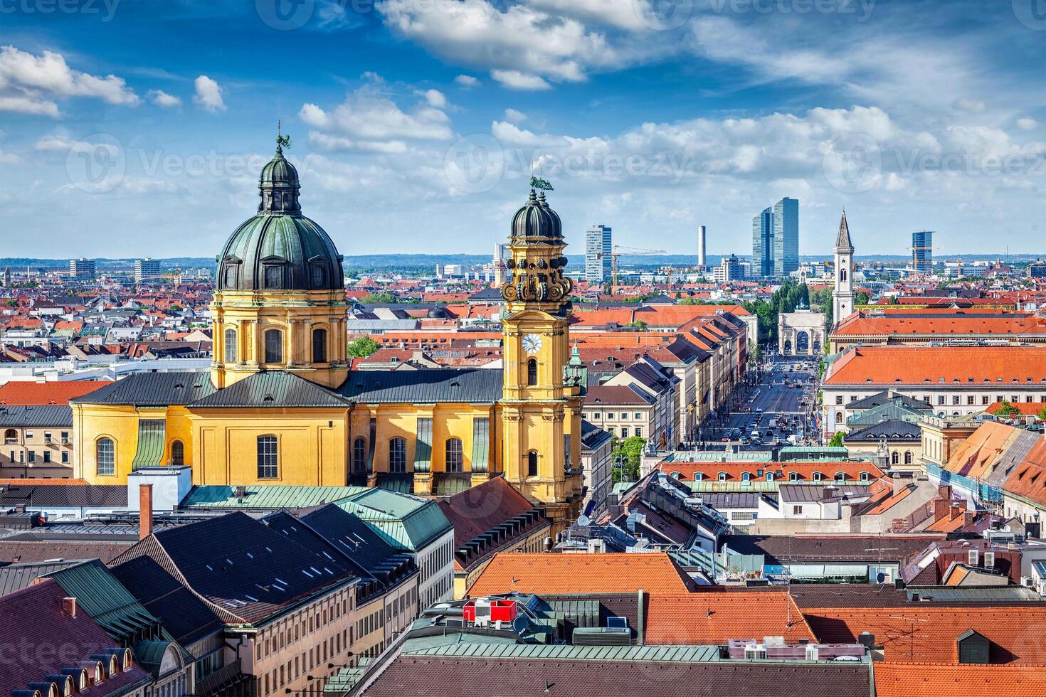 Antenne Aussicht von München foto