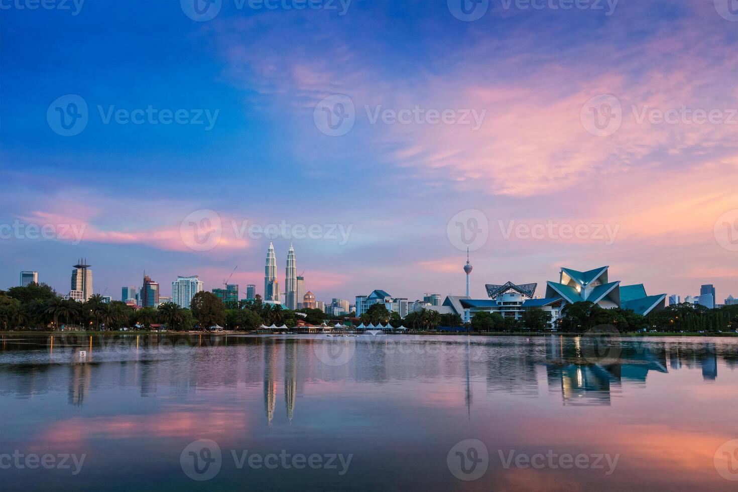 Skyline von Kuala Lumpur foto