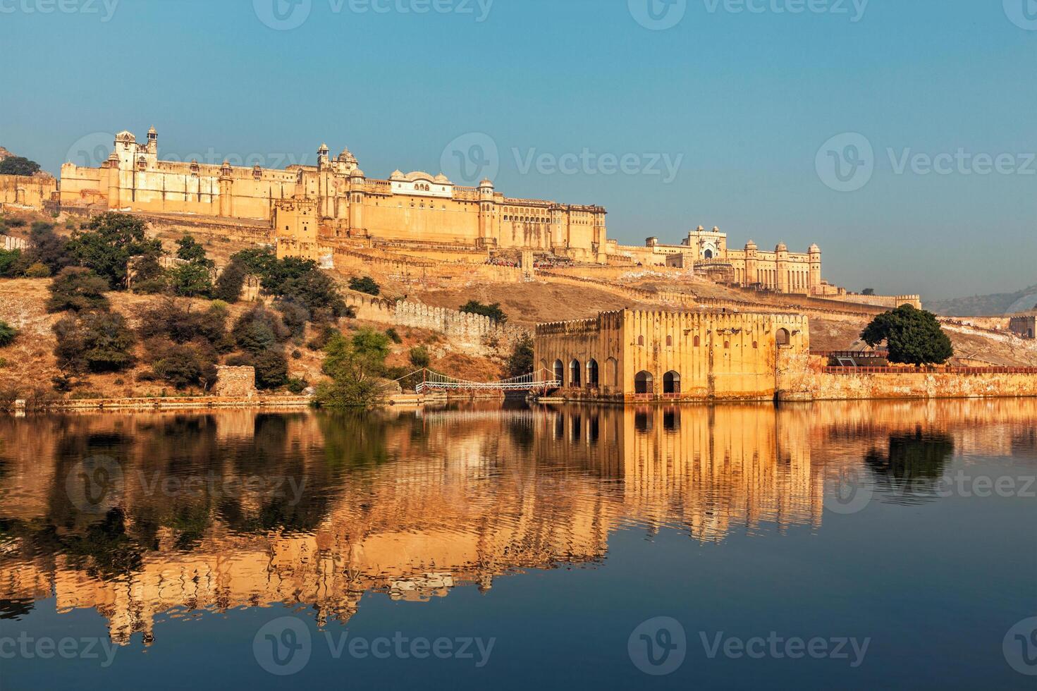 amer Bernstein Fort, Rajasthan, Indien foto