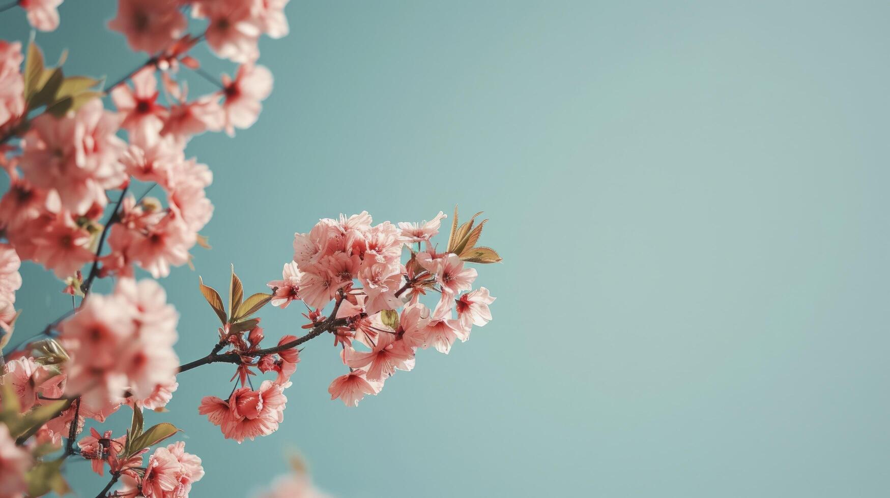 ai generiert kann Stimmung Hintergrund, Frühling foto