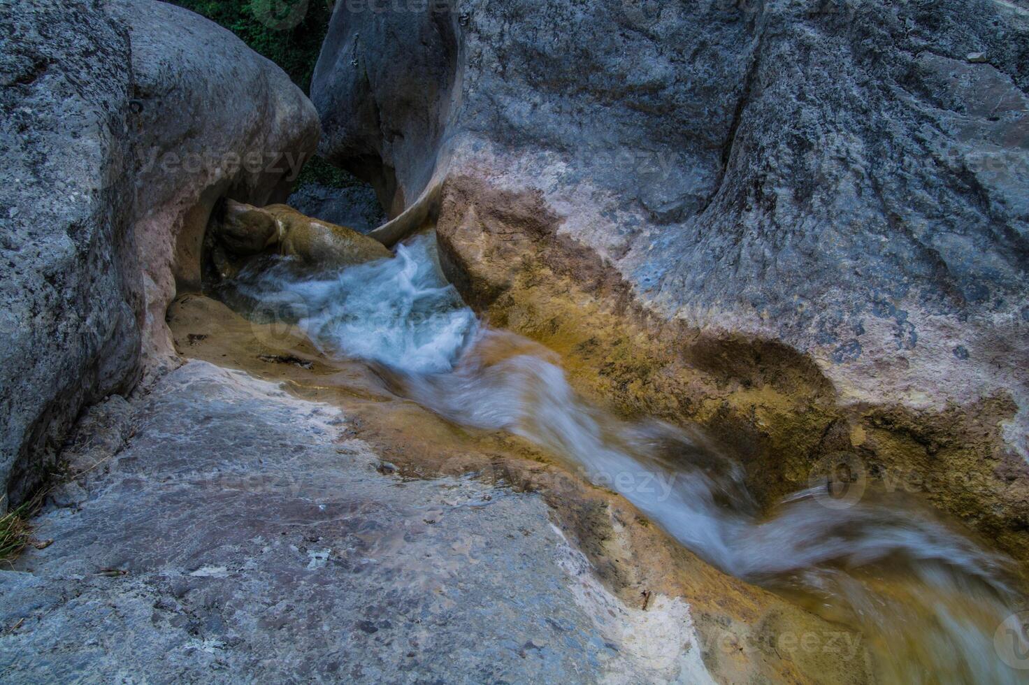 Wasserfall, Pontaix, im Drome, Frankreich foto