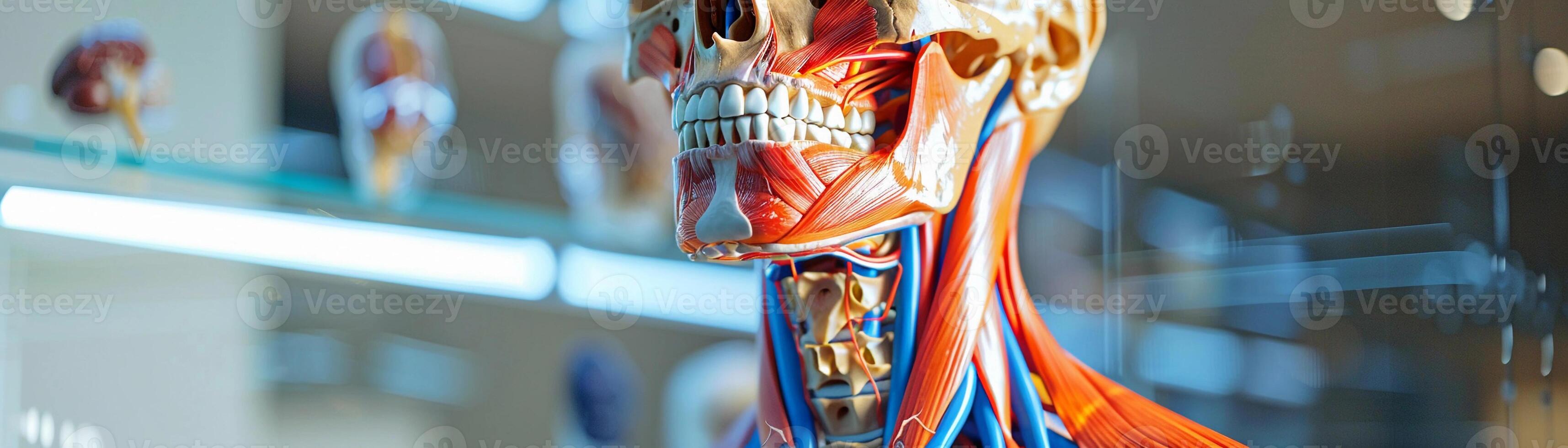 ai generiert anatomisch Diagramm, detailliert anatomisch Illustration von das Mensch Körper, Hervorheben das Haupt Organ Systeme, Knochen, Muskeln, und andere intern Strukturen, generativ ai foto