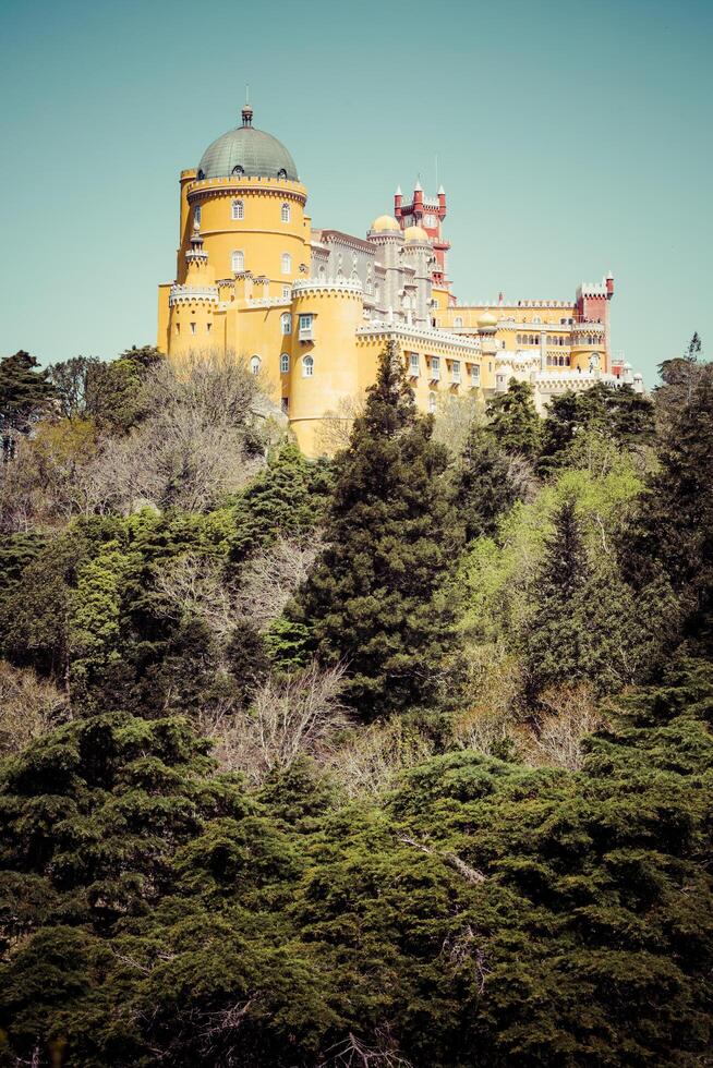 Sintra, Portugal beim Pena National Palast. foto