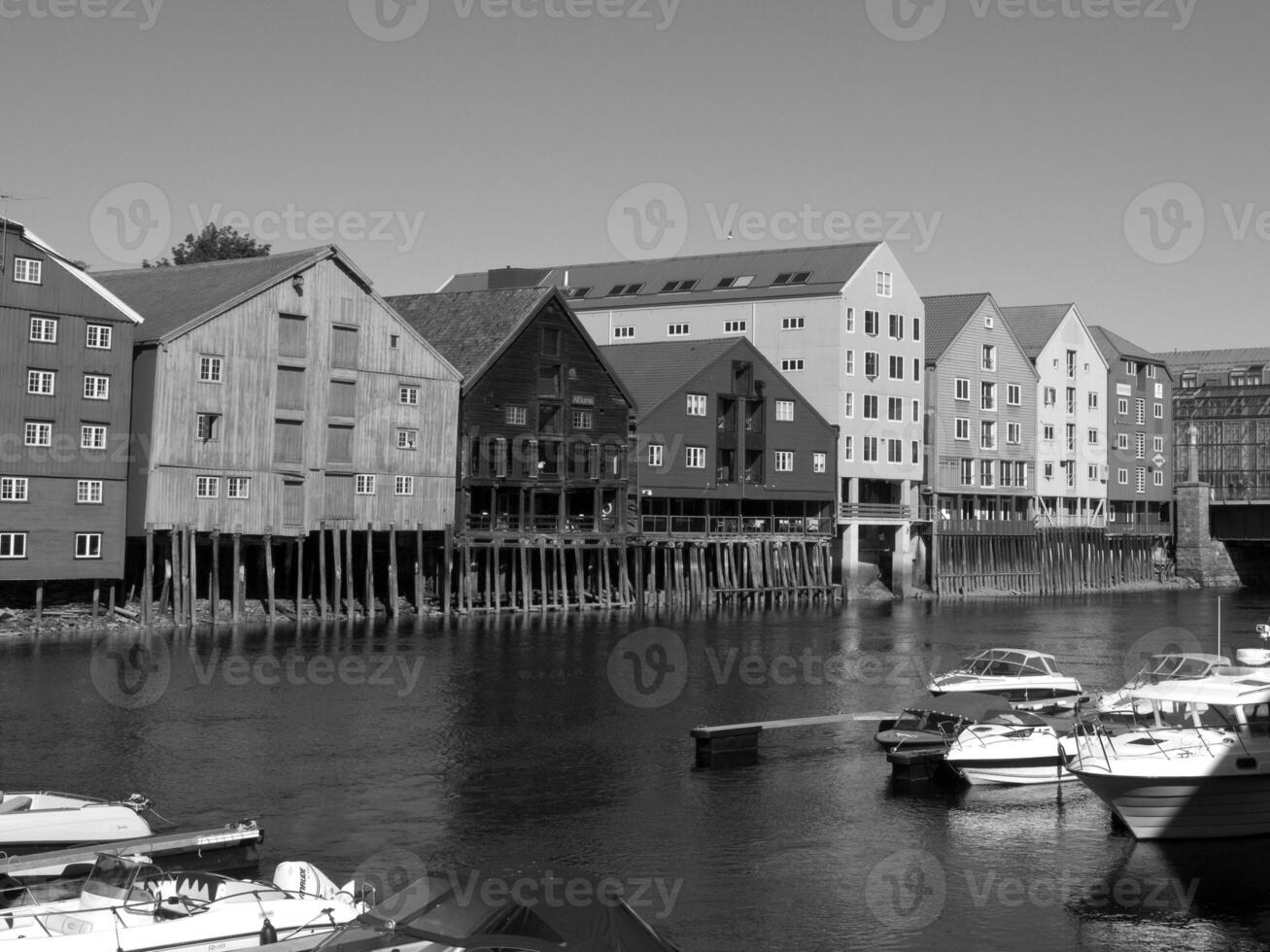 Trondheim in Norwegen foto