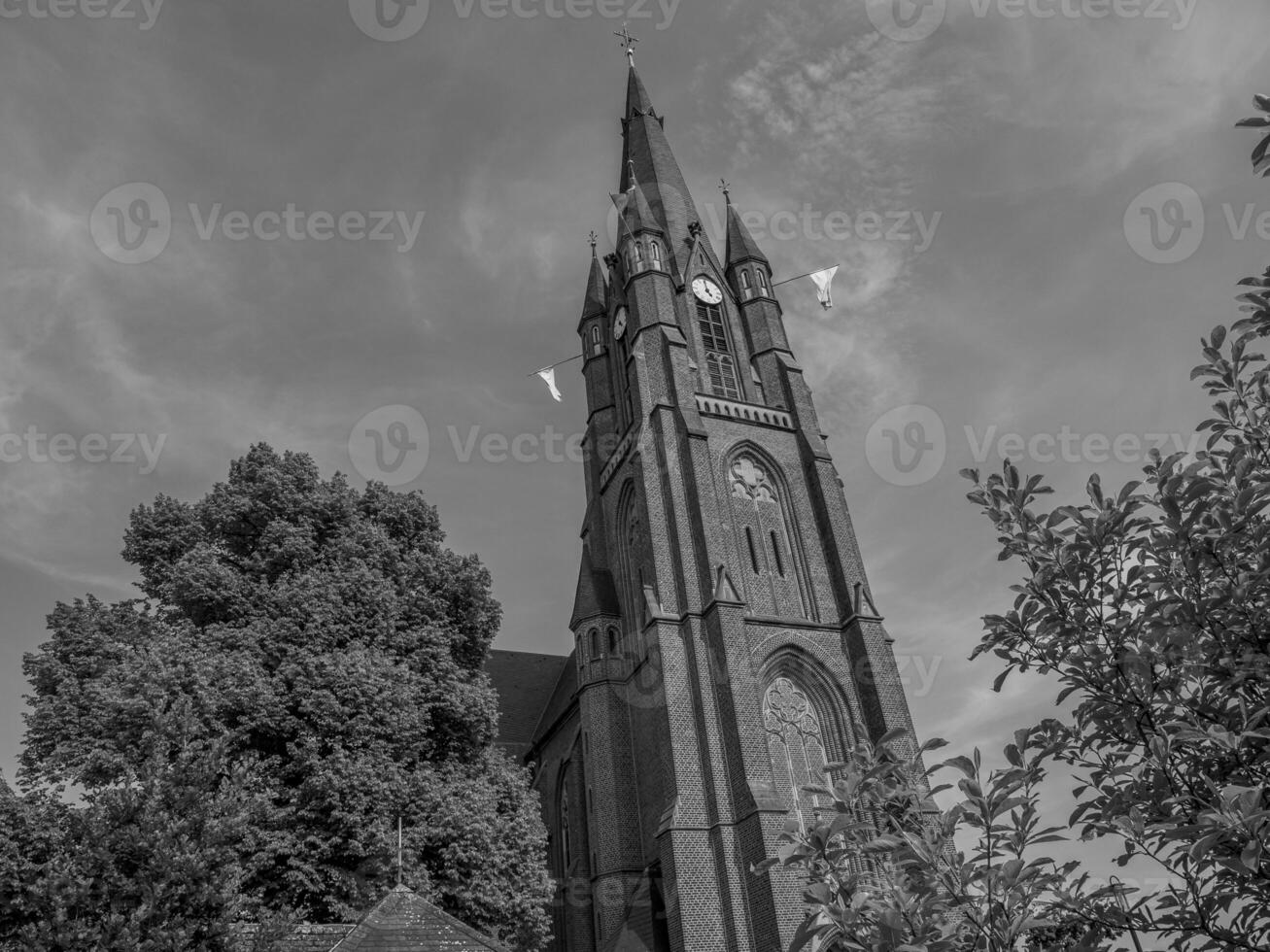 das kleine dorf weseke in westfalen foto