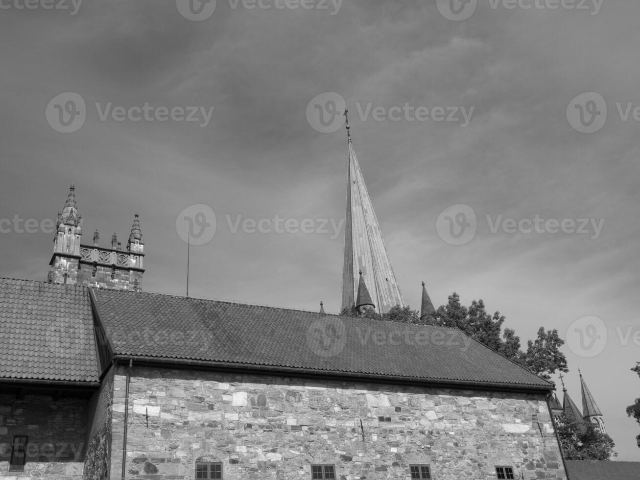 Trondheim in Norwegen foto