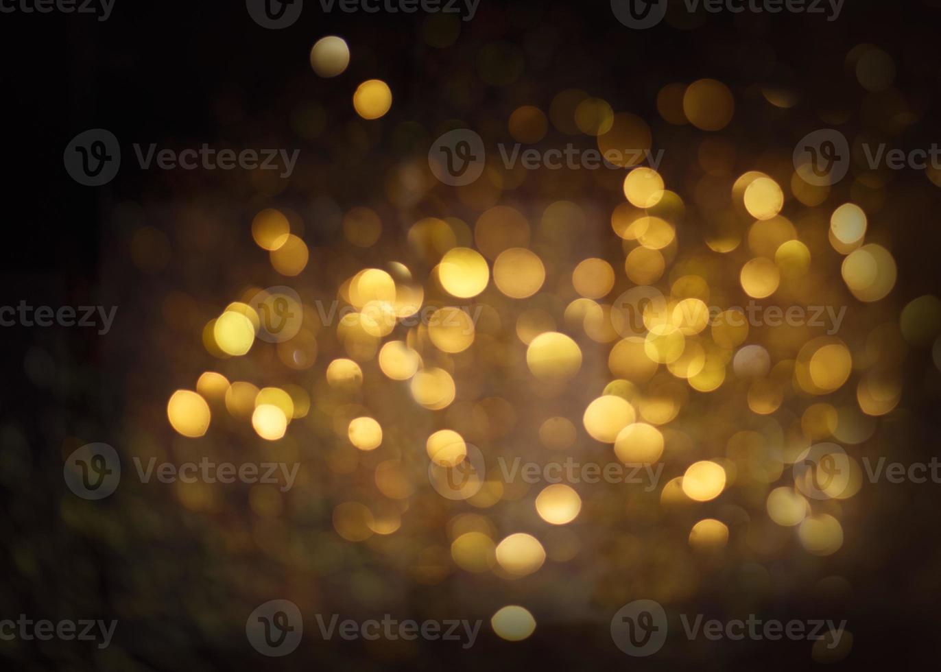 goldener Bokeh-Glanz foto