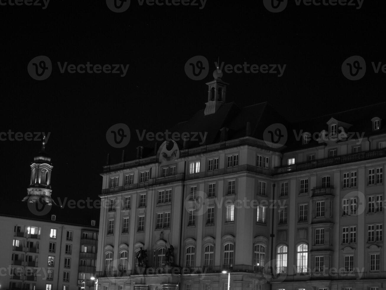 das Stadt von Dresden im Sachsen foto