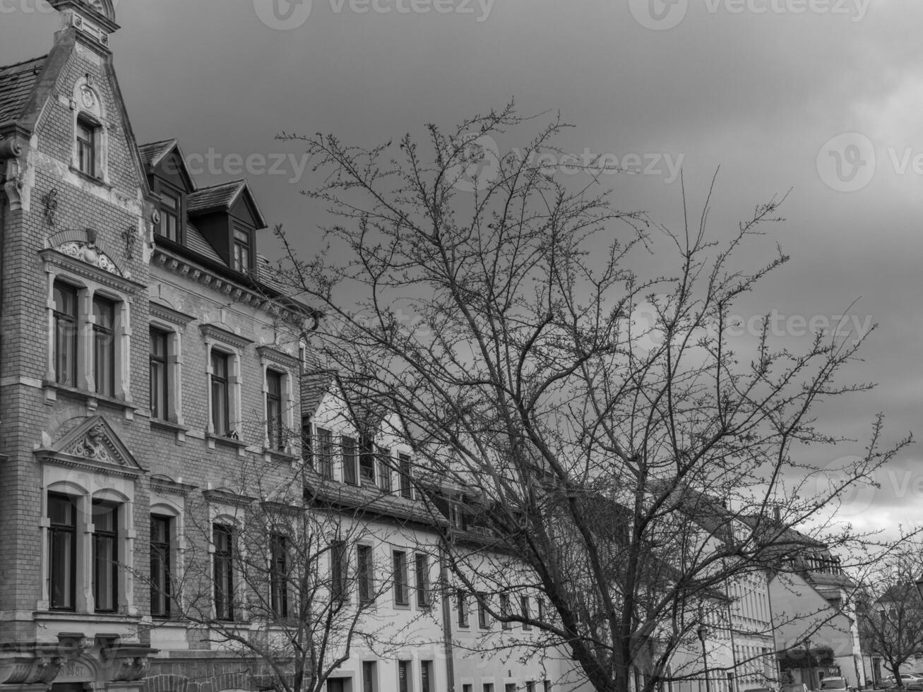 das Stadt von Grimma im Sachsen foto