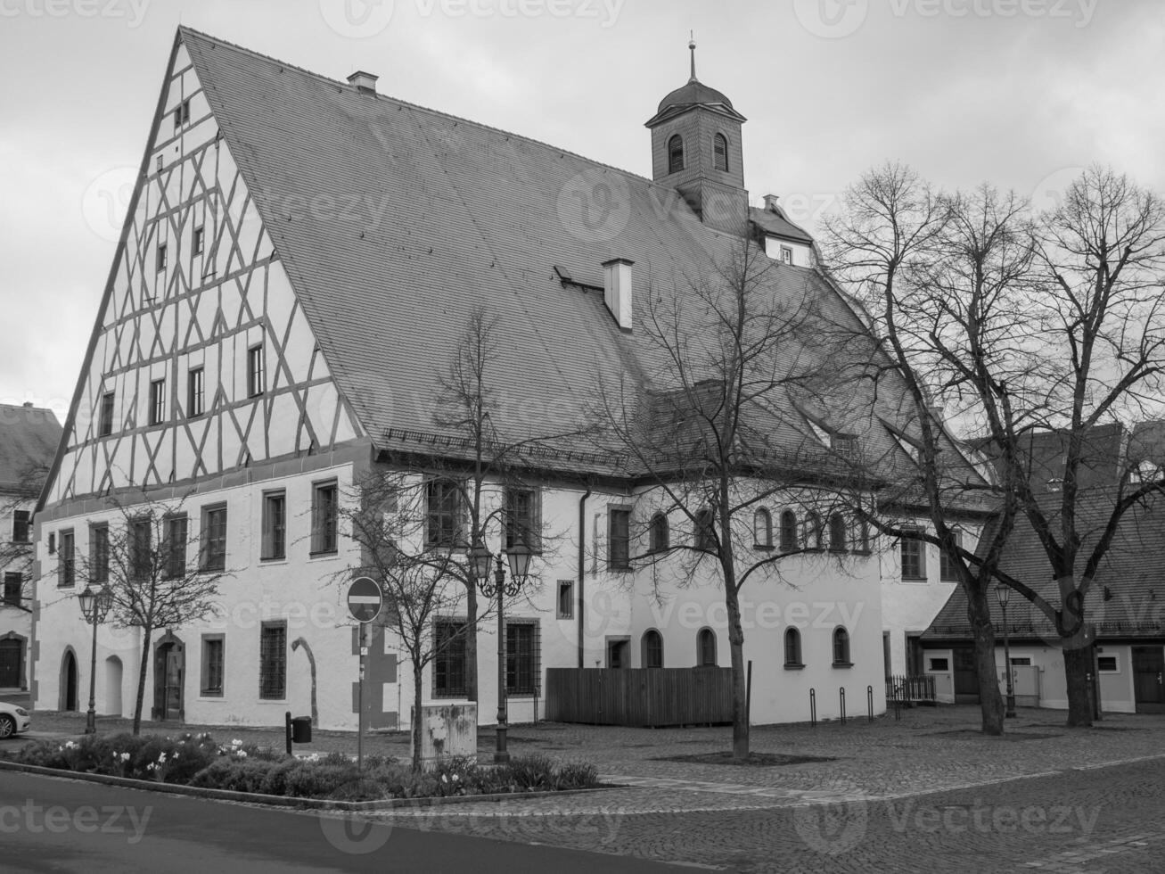 das Stadt von Grimma im Sachsen foto