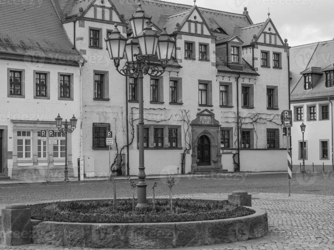 das Stadt von Grimma im Sachsen foto