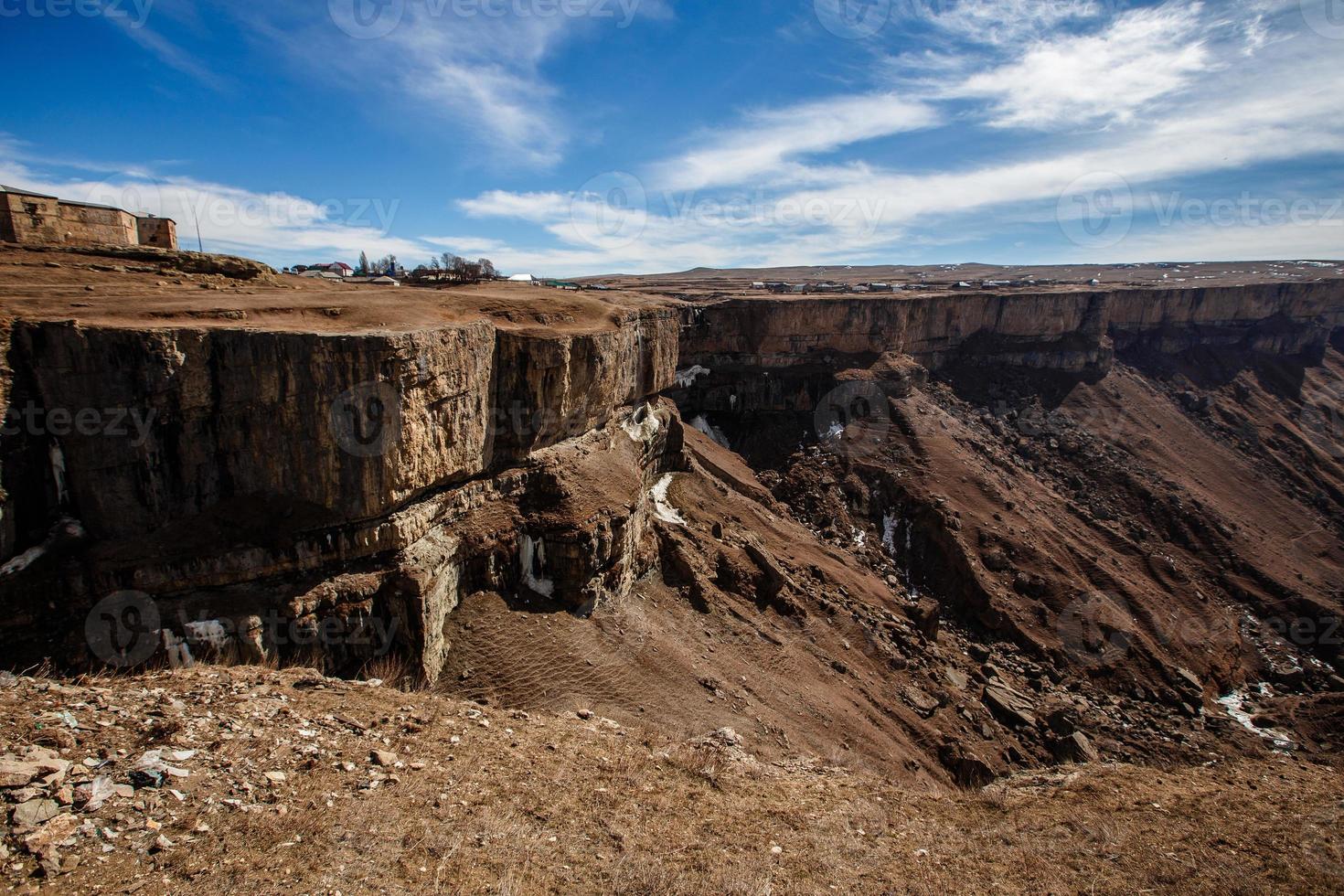 Tobot Wasserfall.Schlucht von khunzakh.russia der Republik Dagestan foto