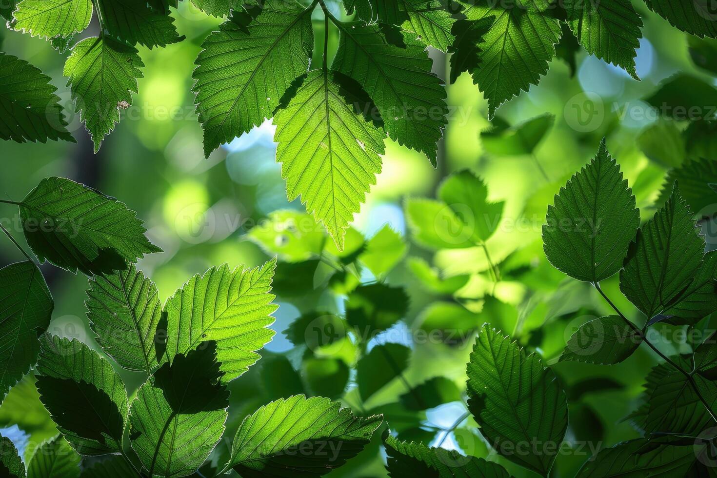 ai generiert hell Frühling Grün Natur Fachmann Fotografie foto