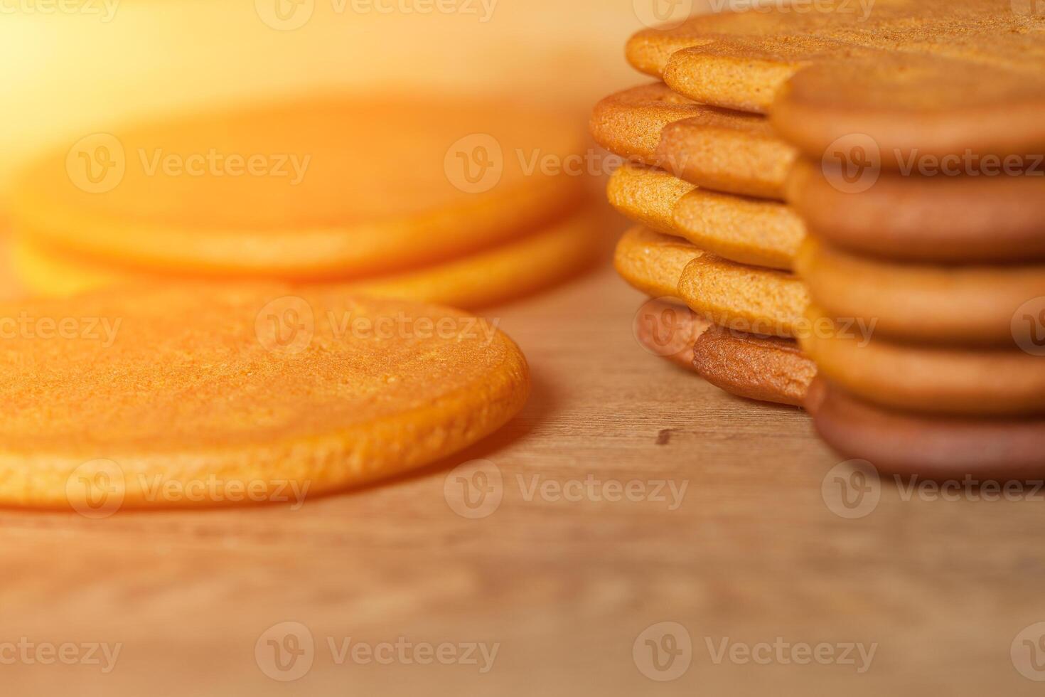 Lebkuchen Kekse schließen oben Hintergrund horizontal Foto