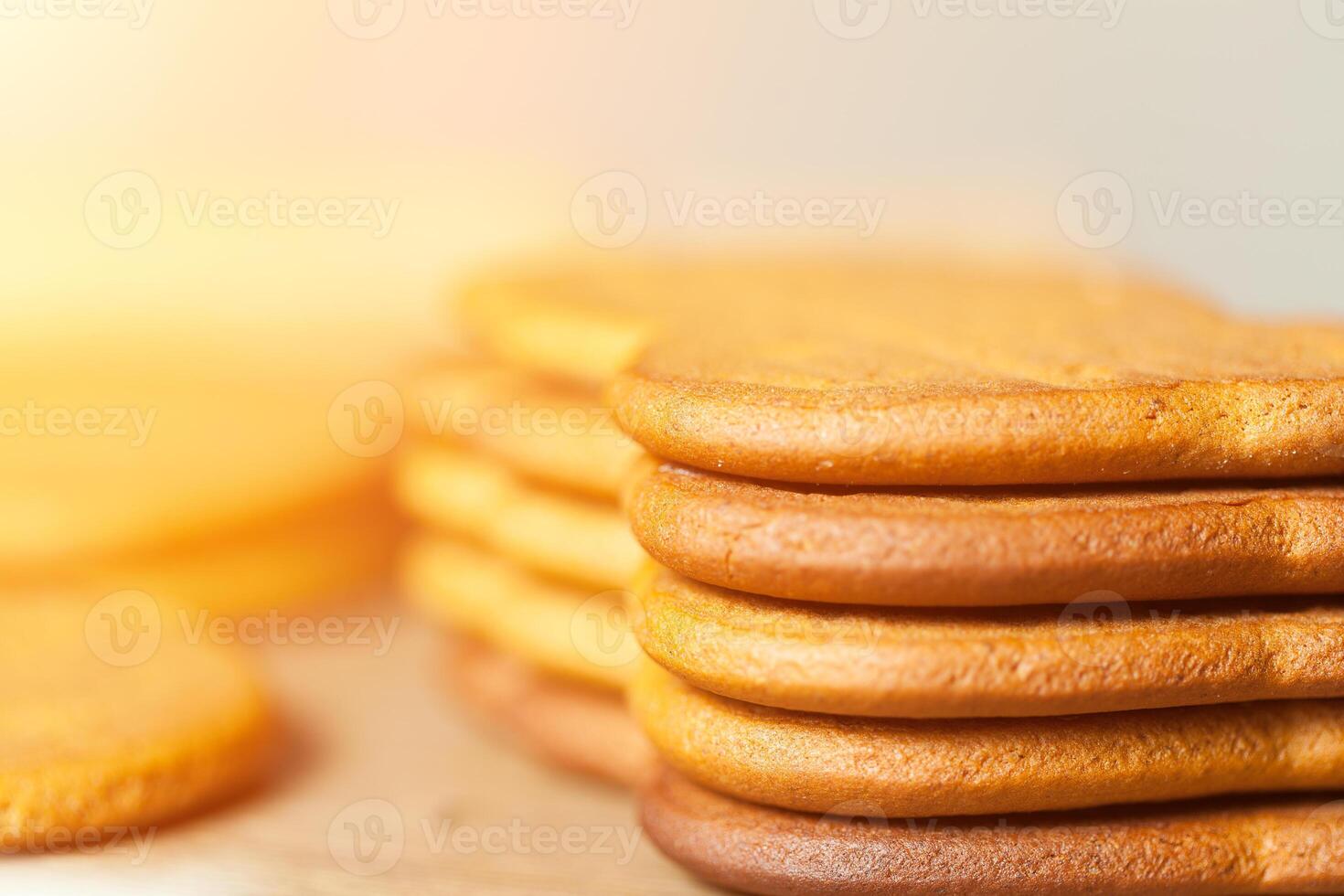 Lebkuchen Kekse schließen oben Hintergrund foto