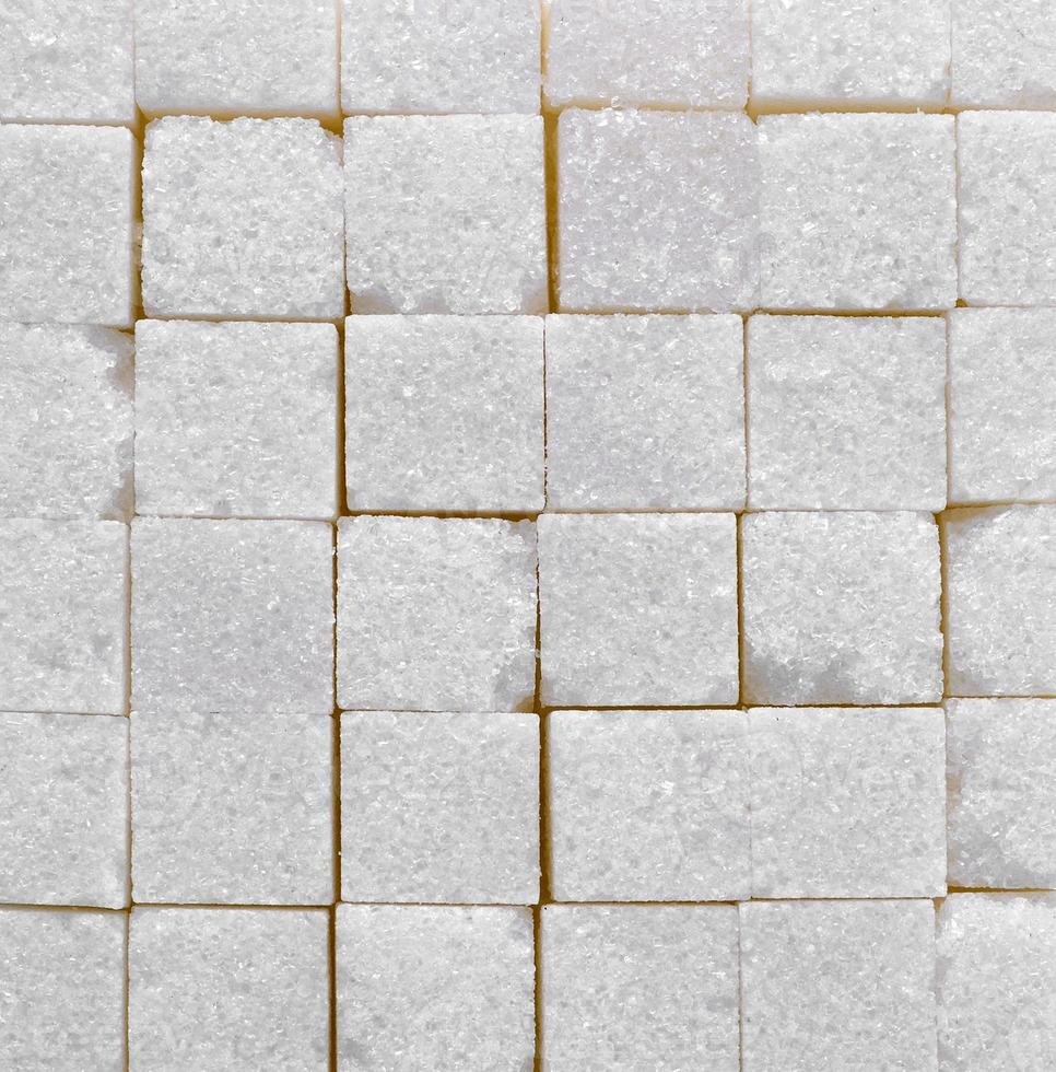 weißer Zuckerwürfel Textur Hintergrund foto