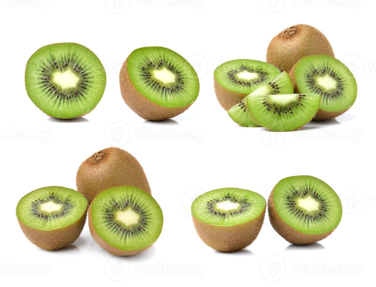 Kiwi lokalisiert auf weißem Hintergrund foto