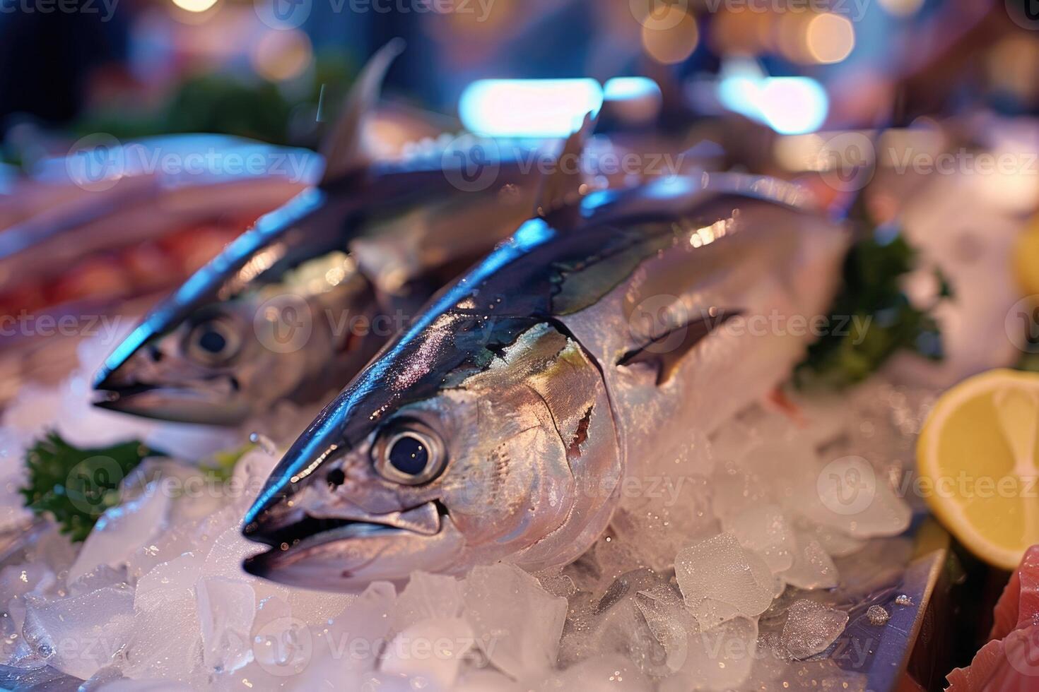 ai generiert feiern Welt Thunfisch Tag mit Fotos. foto