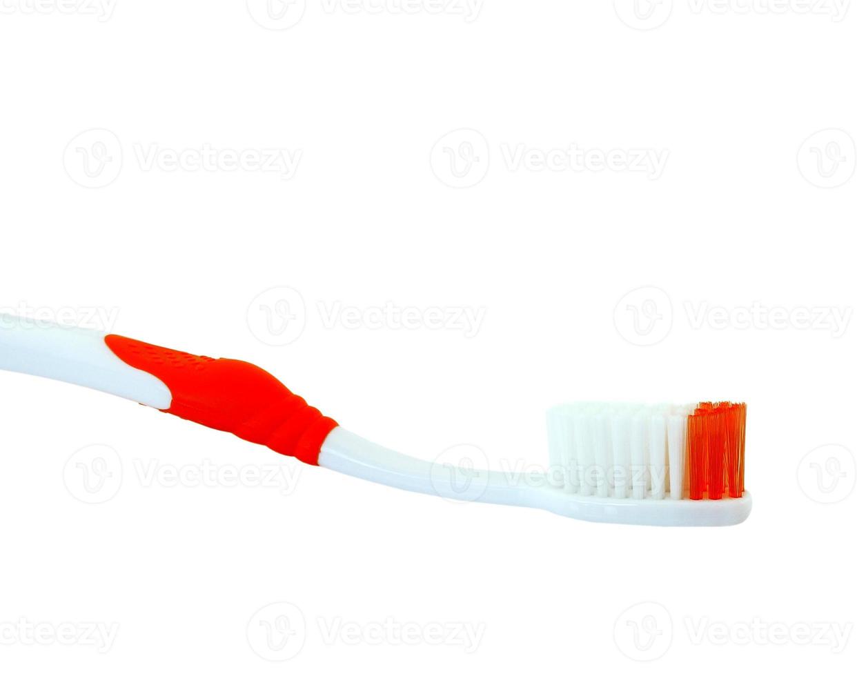 Zahnbürste isoliert auf weiß foto
