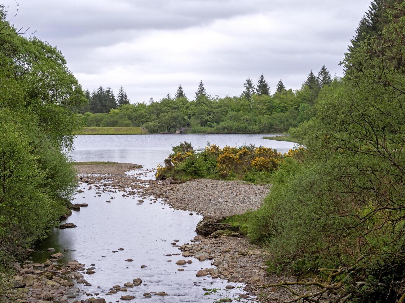 Bischöfe Tal Reservoir im Dunon, Argyll, Schottland foto