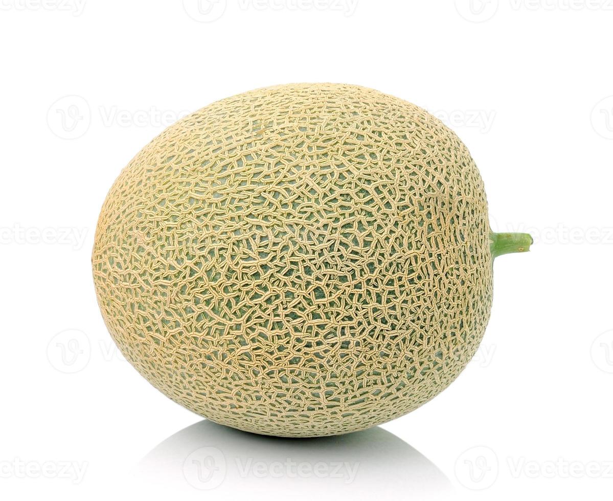 Melone auf weißem Hintergrund foto