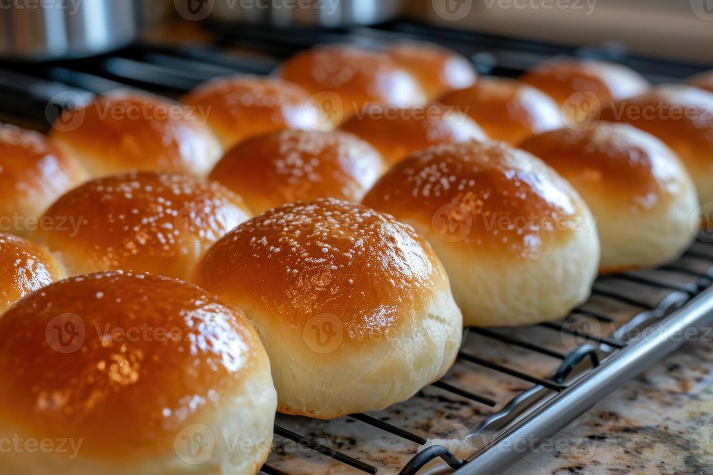 ai generiert gebacken Gebäck Brot Rollen. generieren ai foto