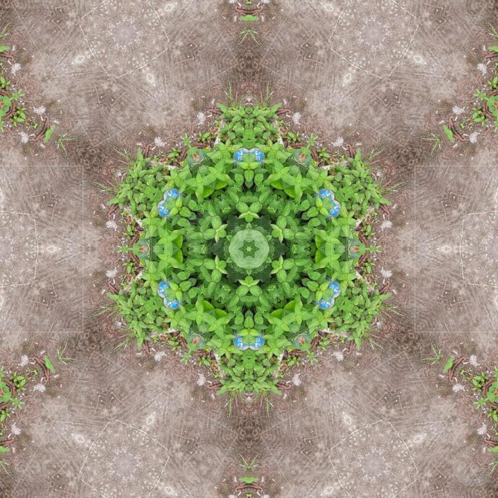3D-Rendering Kaleidoskop einfacher Musterhintergrund foto