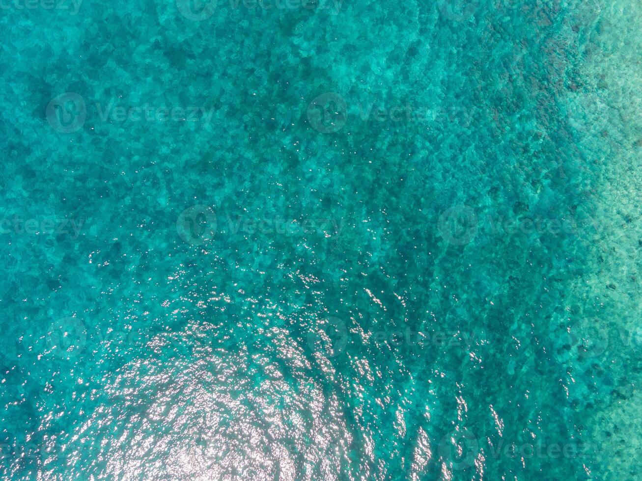 Antenne Aussicht von Karibik Meer im Cozumel, Mexiko foto