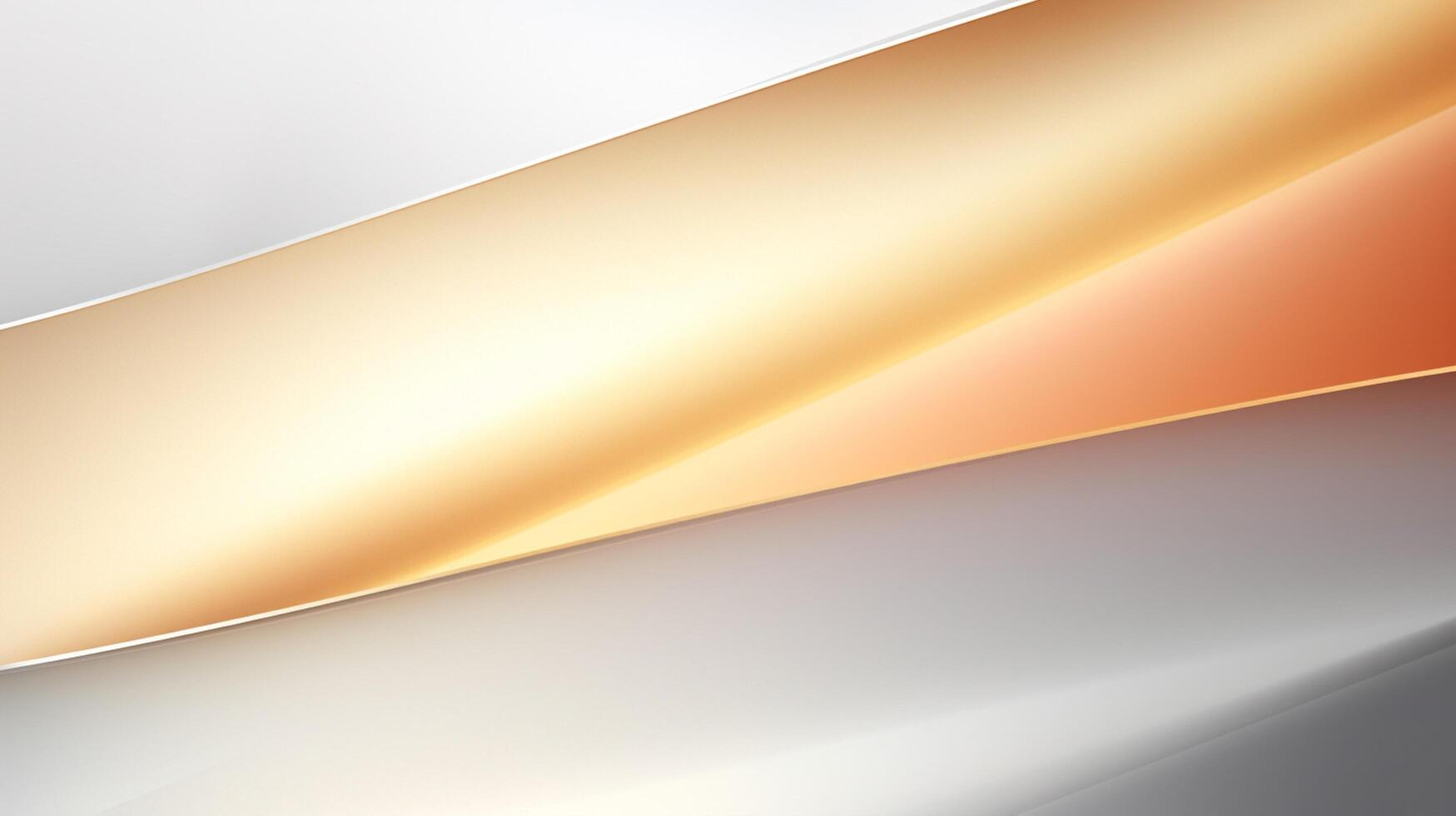 ai generiert Silber und Gold Gradient Hintergrund foto