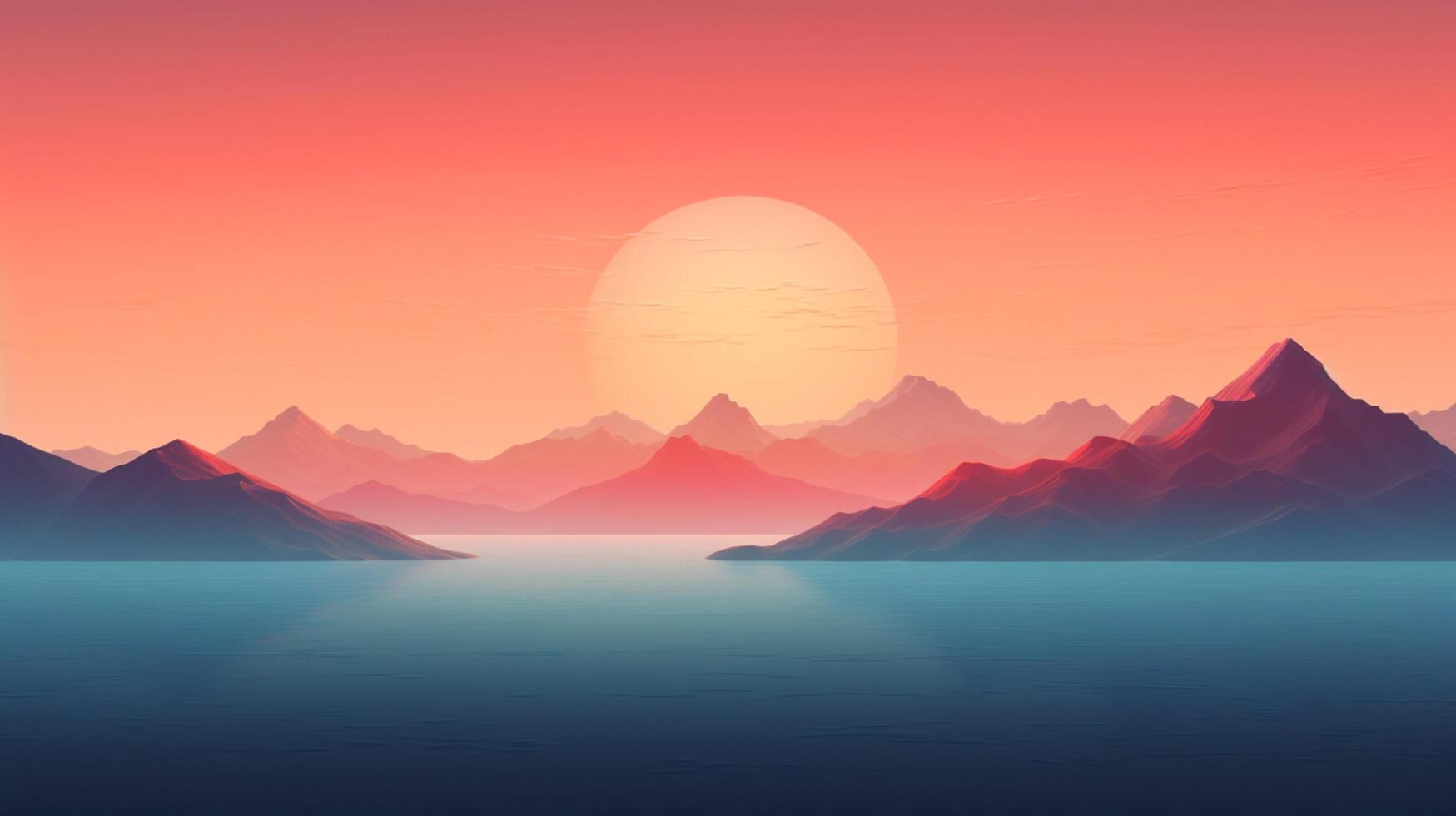 ai generiert minimalistisch Designs Hintergrund foto