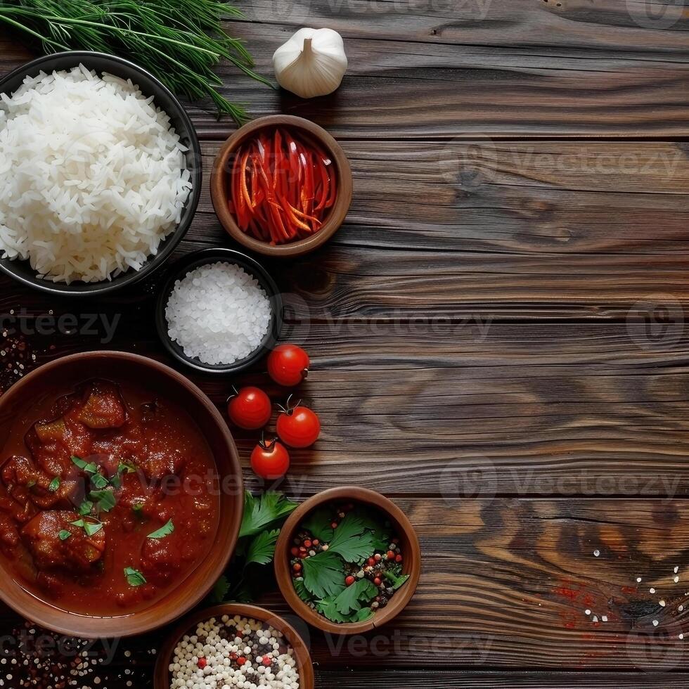 ai generiert das Erntedankfest Gruß Karte Hintergrund oder festlich Abendessen Einladung foto