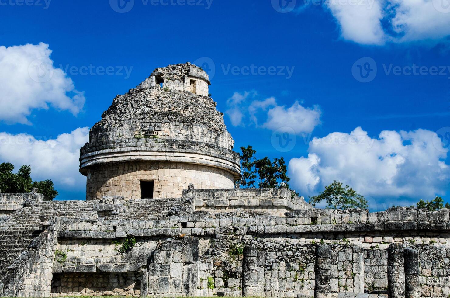 das Observatorium oder el Caracol beim chichen itza archäologisch Seite? ˅ im Mexiko foto