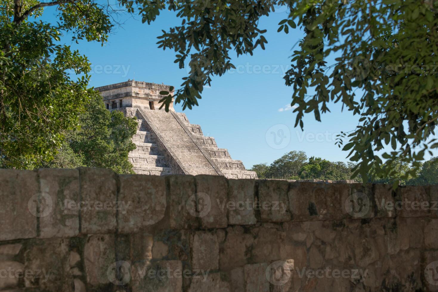 Kukulkan Tempel im chichen Itza, Mexiko foto