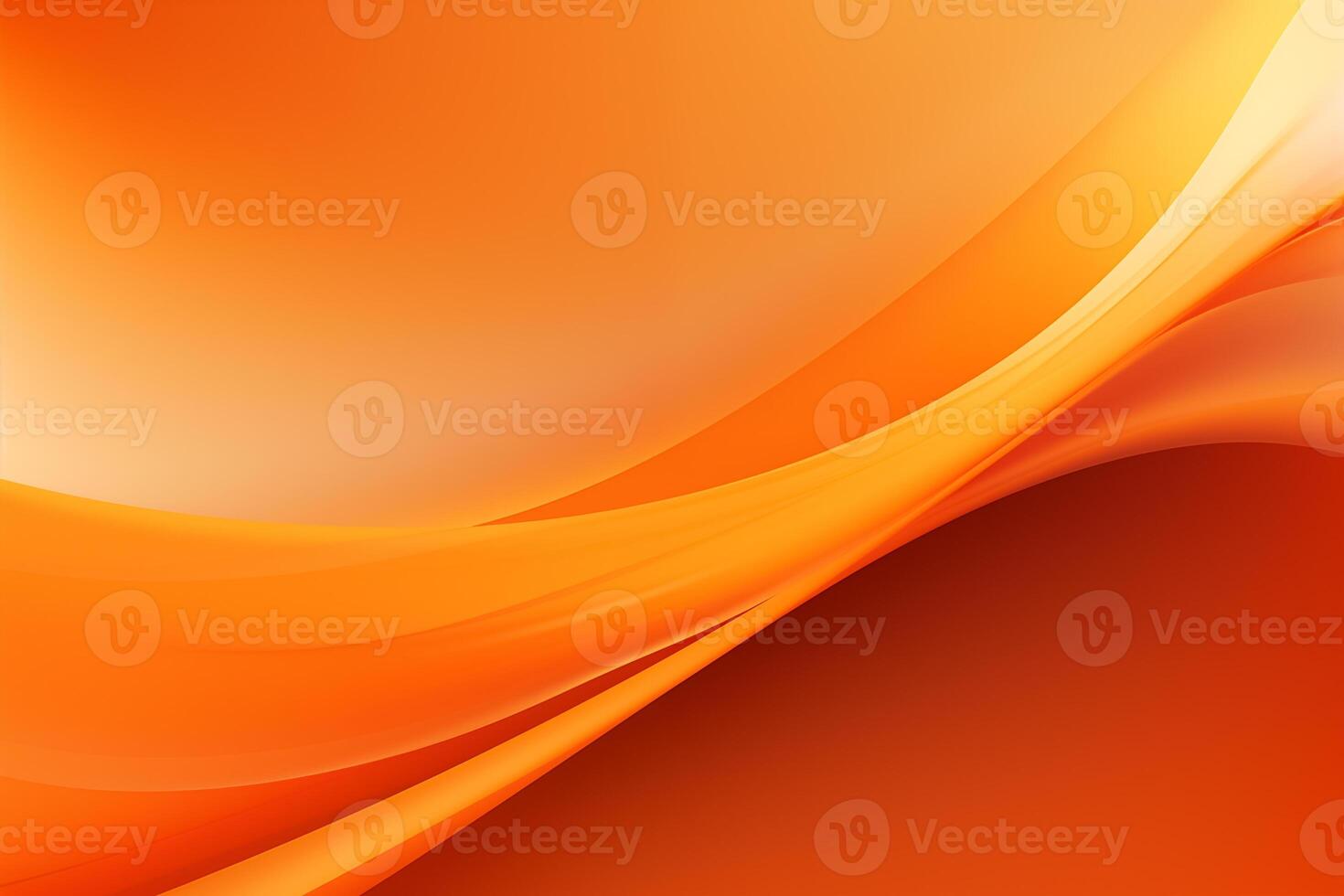 ai generiert abstrakt Orange Kurve Hintergrund foto