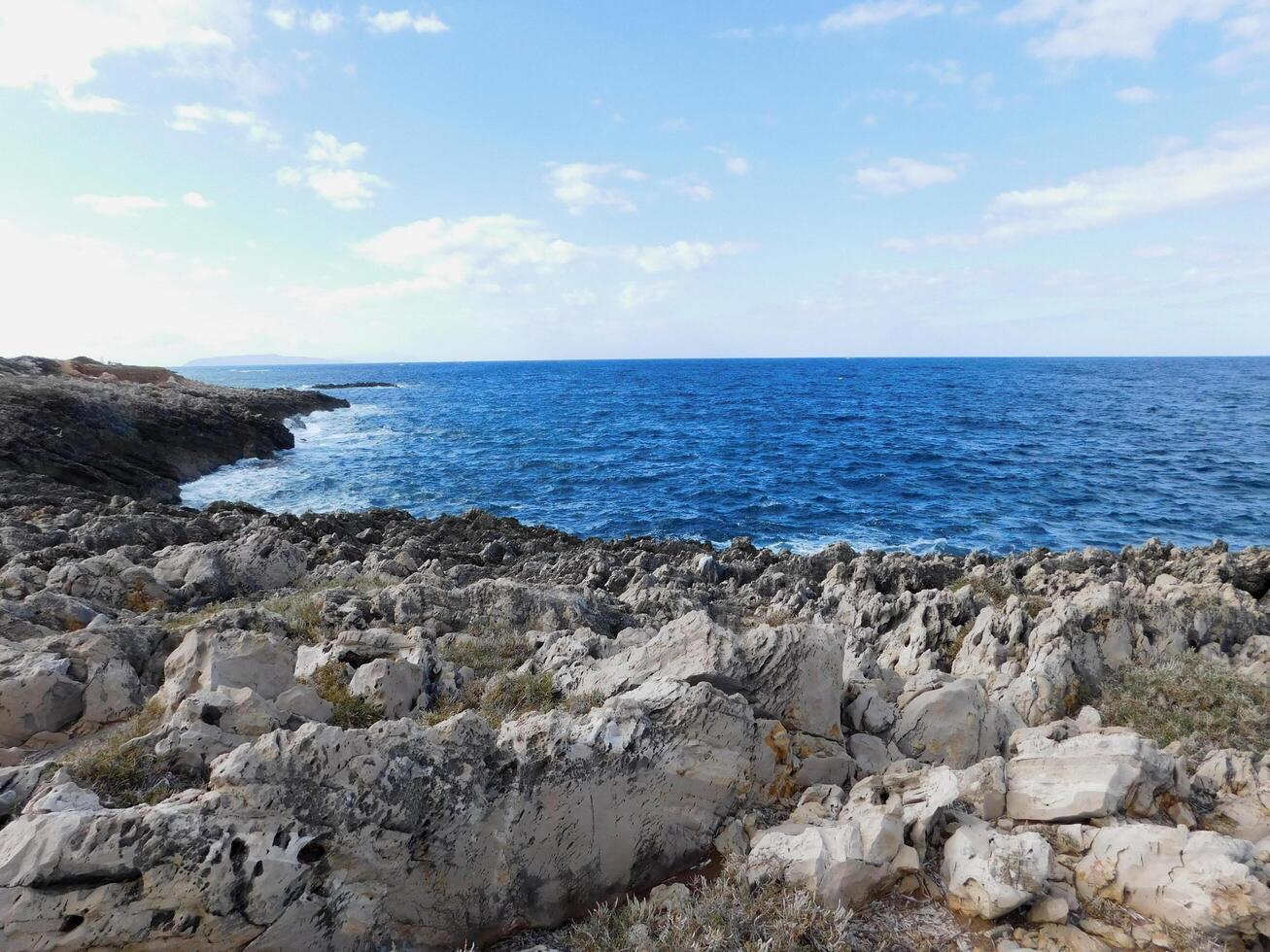 Blau Meer draußen foto