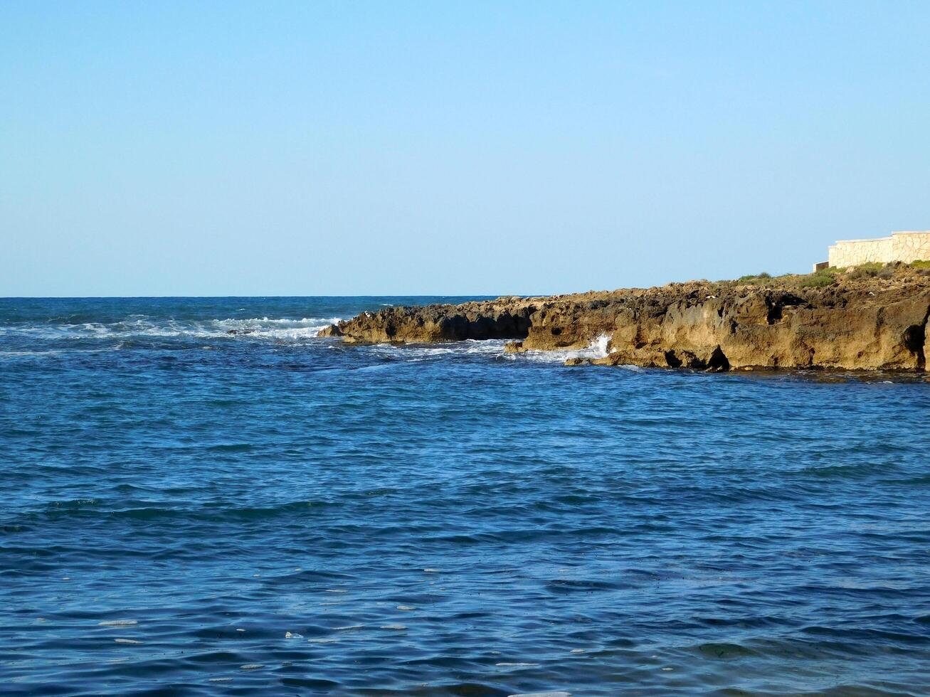 Blau Meer draussen foto